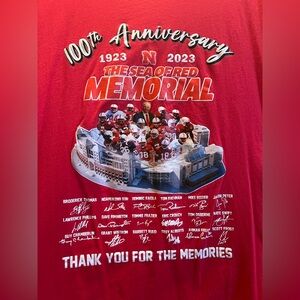Nebraska Cornh  100th Anniversary commemorative shirt 4x